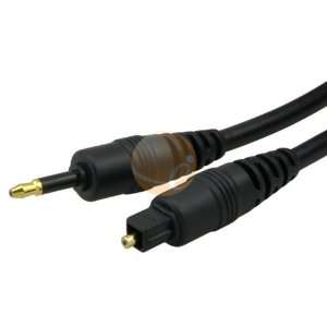  Digital Optical Audio TosLink to Mini TosLink Cable, 3 FT 