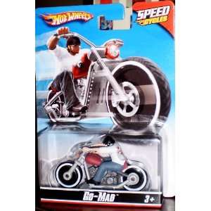  hot wheels speedcycles go mad motorcycle chopper sealed on 
