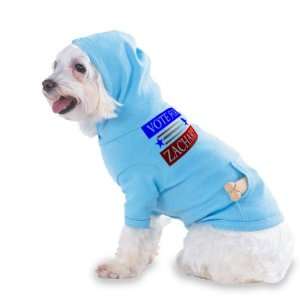  VOTE FOR ZACHARY Hooded (Hoody) T Shirt with pocket for 