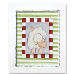  Sheep Framed Canvas Reproduction Baby