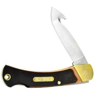   157OT Old Timer Golden Claw Lockback Folding Knife with Gut Hook Blade