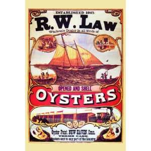  R.L. Law Oysters 20x30 Poster Paper