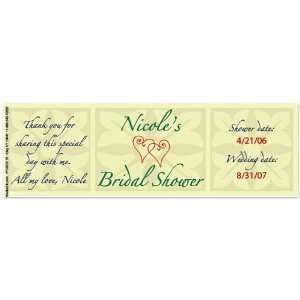  Personalized Labels   Bridal Shower Bottle Water Health 