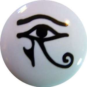  Black Eye of Horus Ceramic Cabinet Drawer Pull Knob