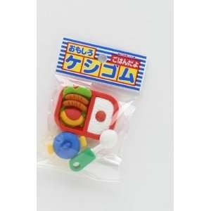 Hot Dog Tray With Utensils Japanese Eraser. Toys & Games