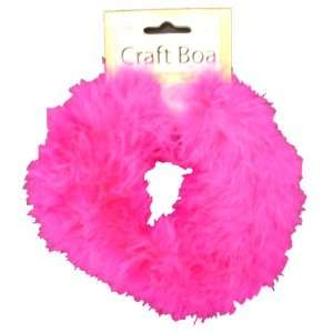   36858 Fluffy Craft Boa Embellishment, Hot Pink Arts, Crafts & Sewing