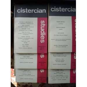    Cistercian Studies (6 Copies 1972 1976) D. James Wicksteed Books