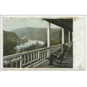  Reprint River and Mountain from Kittantinny, Delaware 