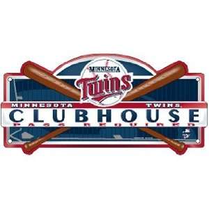Minnesota Twins Club Sign 