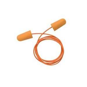 Radnor Single Use Tapered Orange Polyurethane And Foam Corded Earplugs 