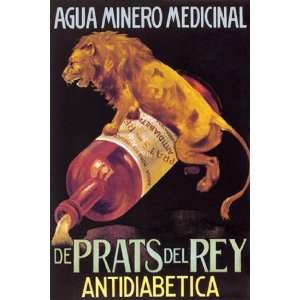  Agua Minero Medicinal de Prats del Rey   Poster (12x18 
