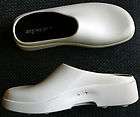 ANYWEAR clogs shoes white women sz 6/6.5 factory second