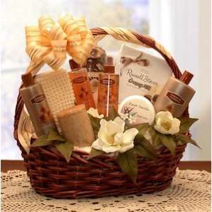 Vanilla Luxuries Pamper Basket Grocery & Gourmet Food