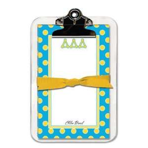 Noteworthy Collections   Sorority Clipboard Pads (Delta Delta Delta 