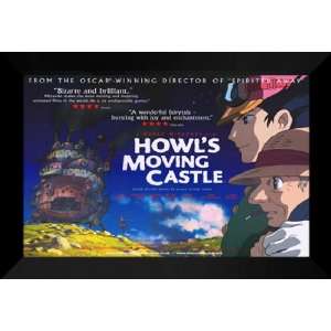  Howls Moving Castle 27x40 FRAMED Movie Poster   B 2004 