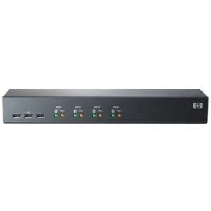  NEW HP 4 Port USB/PS2 KVM Console Switch (AF611A ) Office 