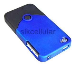 OEM iFROGZ APPLE iPHONE 4 LUXE HARD CASE(BLUE/BLACK)  