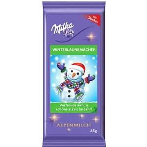 Milka Christmas Alpenmilch Chocolate ( 85 g )  Grocery 