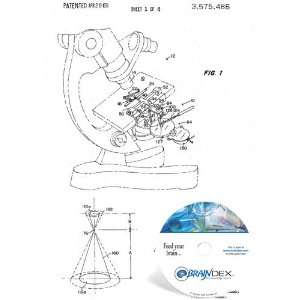   Patent CD for SPECIMEN MOVING ATTACHMENT FOR A MICROSCOPE OR THE LIKE