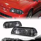 87 93 Ford Mustang GT LX SVT Smoke Housing Headlight Corner Lamp Smoke 
