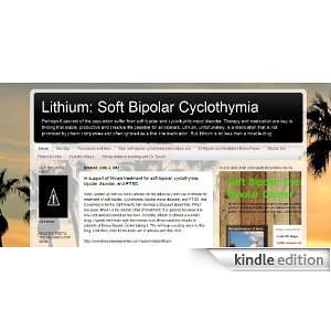  Lithium for Bipolar Disorder, Soft Bipolar, Cyclothymia 