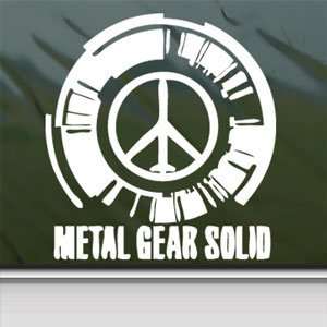  Metal Gear Solid White Sticker PS3 Snake Laptop Vinyl 