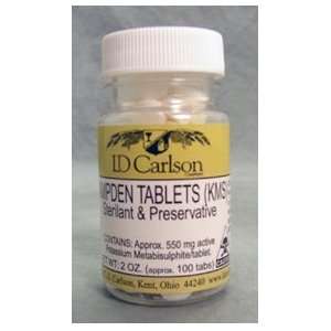   Tablets (potassium metabisulfite)   100 Tablets 