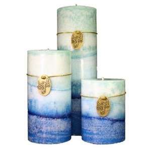 ACheerfulCandle F36 62 3 in. x 6 in. Round Fuze Tranquility Candle