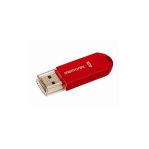  Memorex Mini TravelDrive 4GB USB 2.0 Flash Drive (Red 