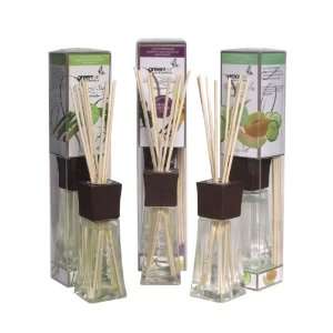 Greenair All Natural Aromatherapy Reed Diffuser, Lemongrass Sage 