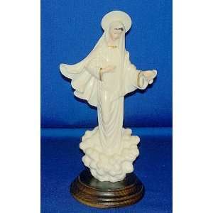  Our Lady of Medjugorje   8 1/2 resin statue Everything 