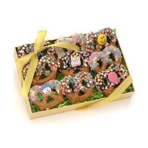 Happy Birthday Box of 9 Gourmet Pretzel Twists  Grocery 