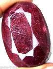 375 CTS NATURAL AFRICAN RED RUBY FACETED OVAL CUT LOOSE