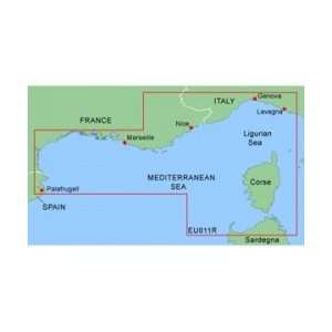  Garmin Bluechart XEU011R, France, South Coast and Corsica 