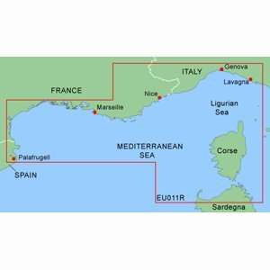  Garmin Bluechart MEU011R   France, South Coast and Corsica 