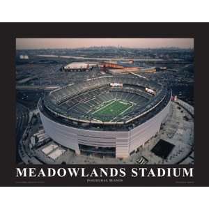 NY Jets at New Meadowland Stadium, Inaugural Season   Poster by Mike 