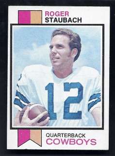 Roger Staubach Dallas Cowboys 1973 Topps Card #475  
