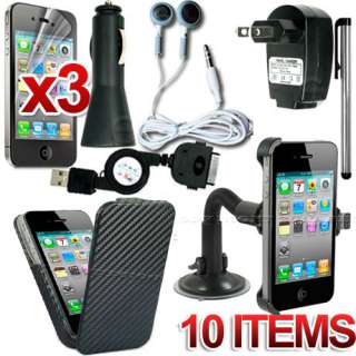  HARD CASE CAR HOLDER CHARGER STAND MOUNT FOR APPLE IPHONE 4 4S  