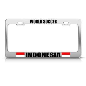  Indonesia Flag Indonesian Sport Soccer license plate frame 