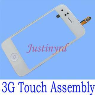 New Glass Touch Screen Digitizer Assembly White For iphone 3G  