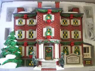 Dept 56 Snow Village Old Chelsea Mansion MIB  