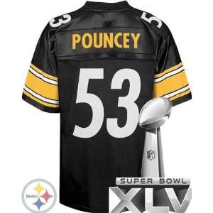 Pittsburgh Steelers #53 Maurkice Pouncey Jerseys Black 