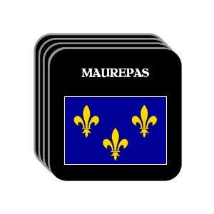  Ile de France   MAUREPAS Set of 4 Mini Mousepad Coasters 
