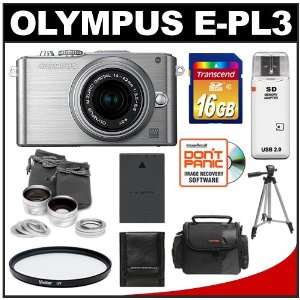  Olympus PEN E PL3 Micro 4/3 Digital Camera & 14 42mm II 