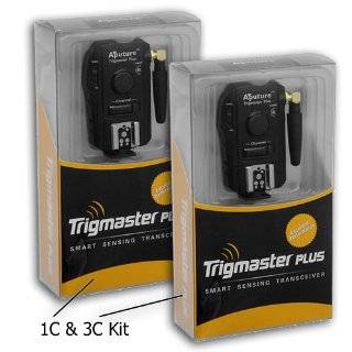   2x Transceivers) for Canon, 2.4GHz Radio Remote Flash Trigger and