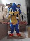 Professional Hedgehog Sonic Mascot Costume Cartoon Suit