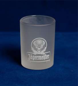 JAGERMEISTER Small NEW Shot Glasses(12)   Frosted  