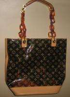 Louis Vuitton See Through Bucket Handbag. Hardly Used comes w/Orig 