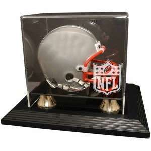  NFL Logo Gear Zenith Mini Helmet Display   Black Sports 