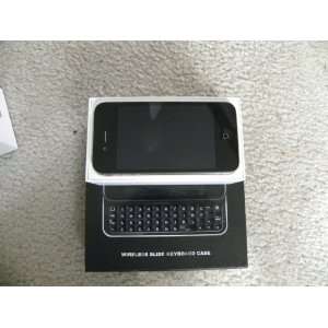  WIRELESS SLIDE KEYBOARD CASE for iPhone 4 Cell Phones 